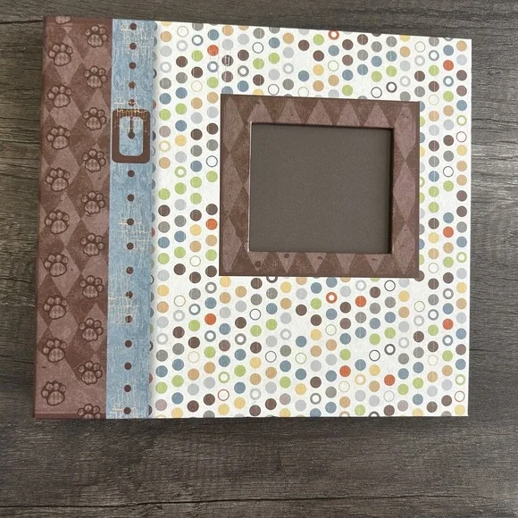 8x8 Deja Views Dog Days Scrapbook Album Kit Paper Stickers Pet Memory Book DIY - Picture 7 of 8